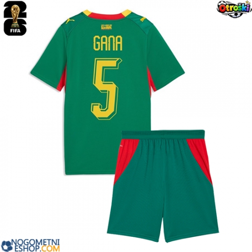 Otroški Nogometni dresi Senegal Idrissa Gueye #5 Gostujoči SP 2026 Kratek Rokav (+ Kratke hlače)